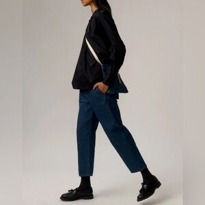 Lee Mathews High-Rise Straight-Leg Jeans Women Size 2 Color Blue Pockets